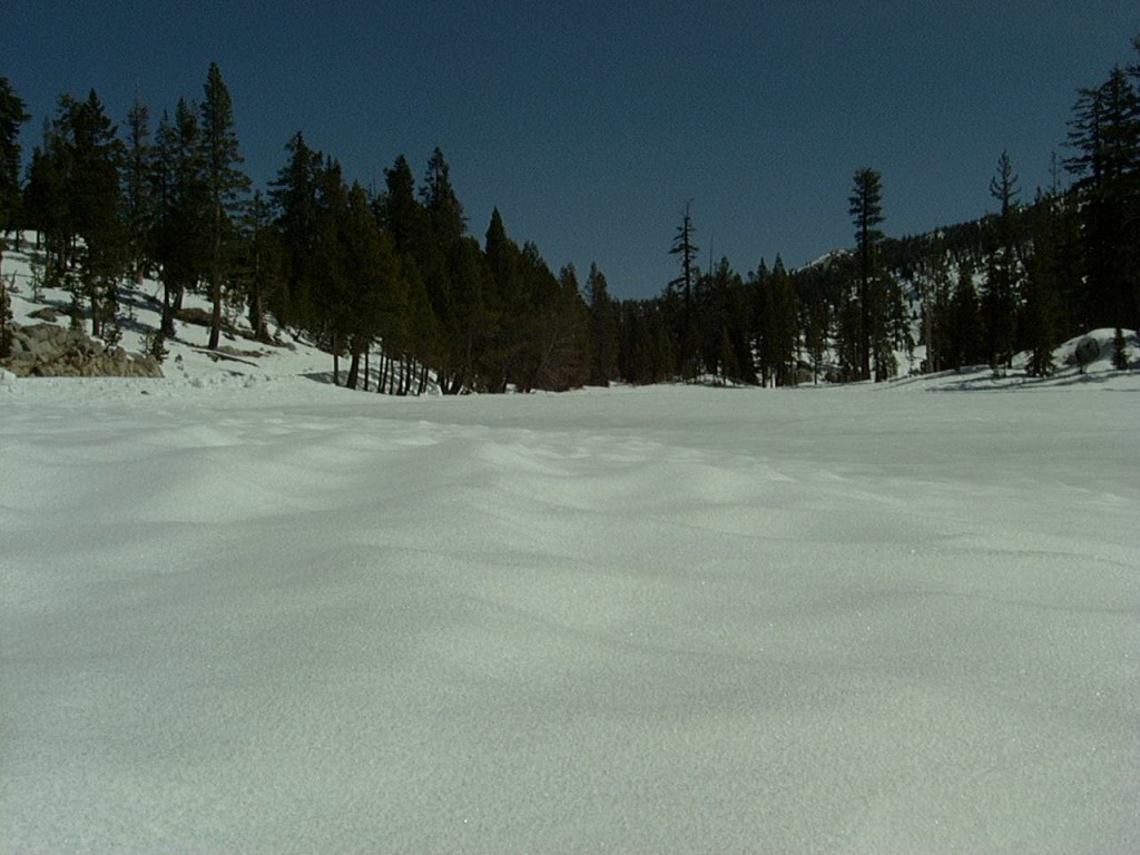 Yup, that is Lake Alpine on HWY 4