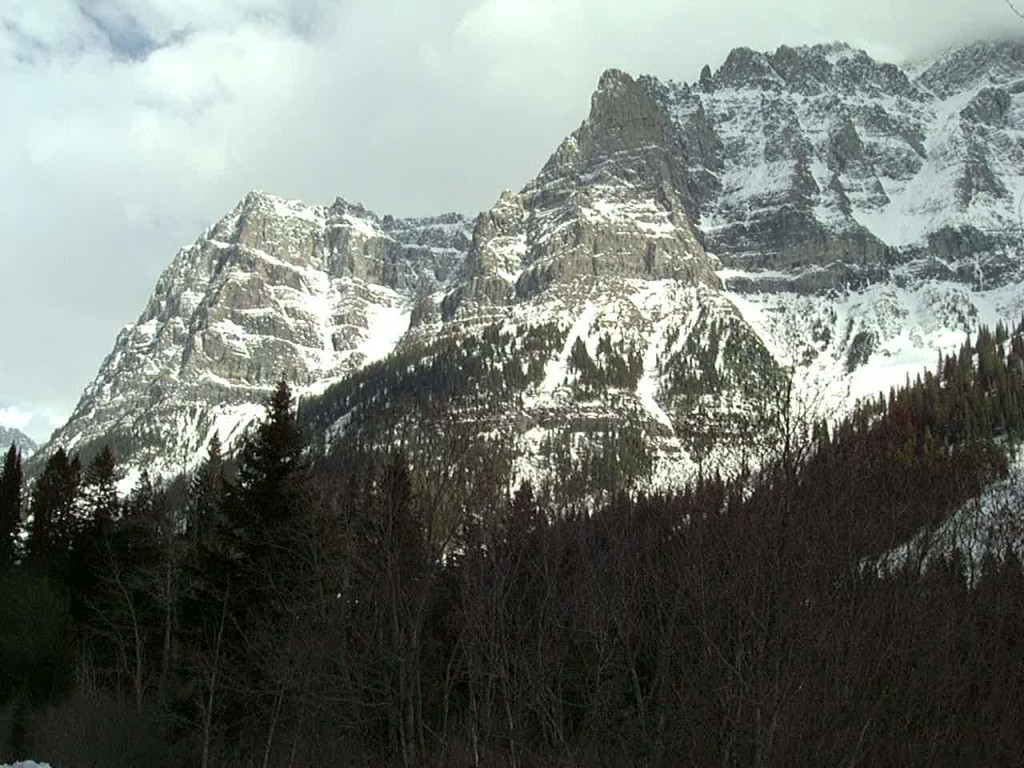 Mountains in Glacier National Park