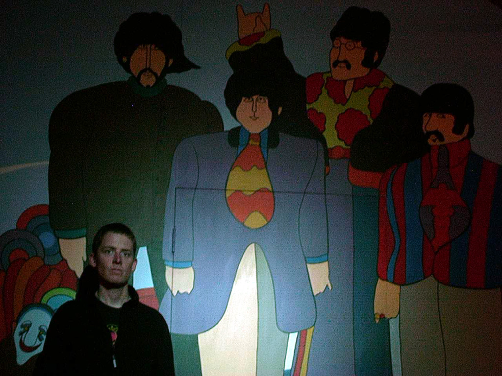 Dennis at the Beatles Museum in Liverpool