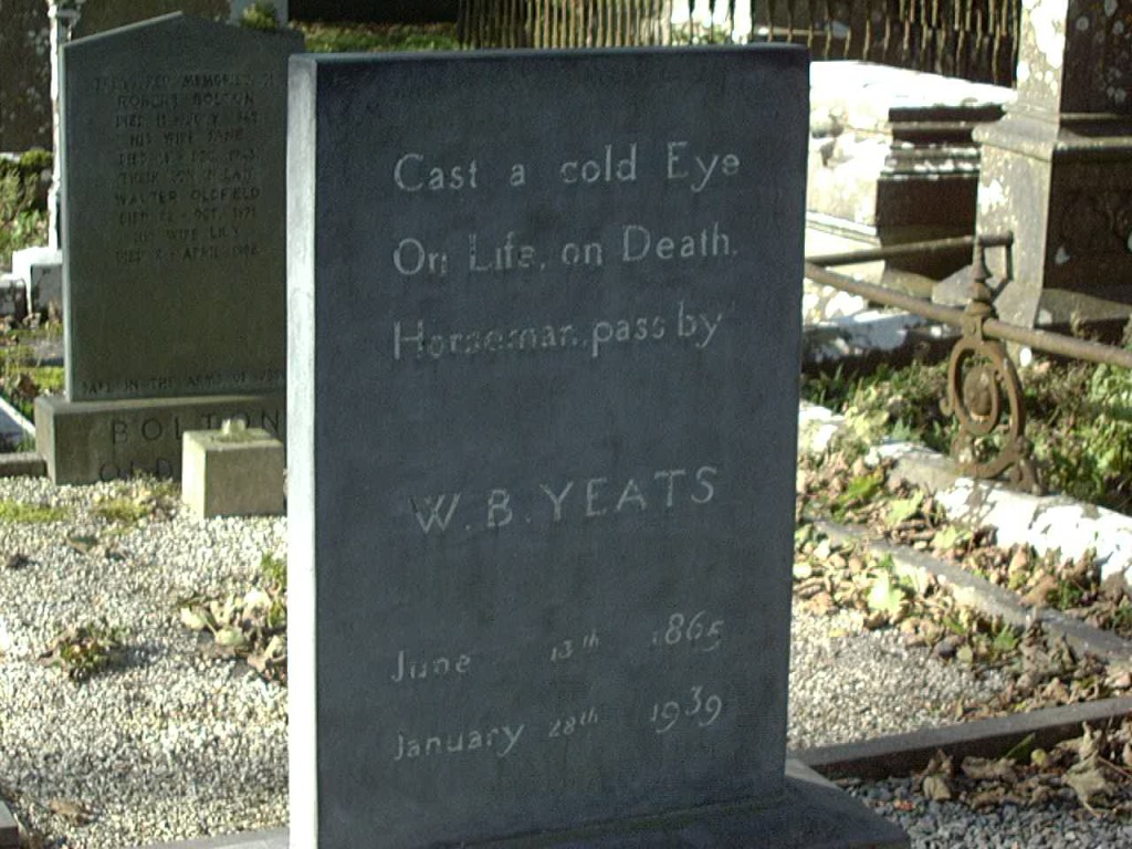 The Gravestone of William Butler Yeats in Drumcliff