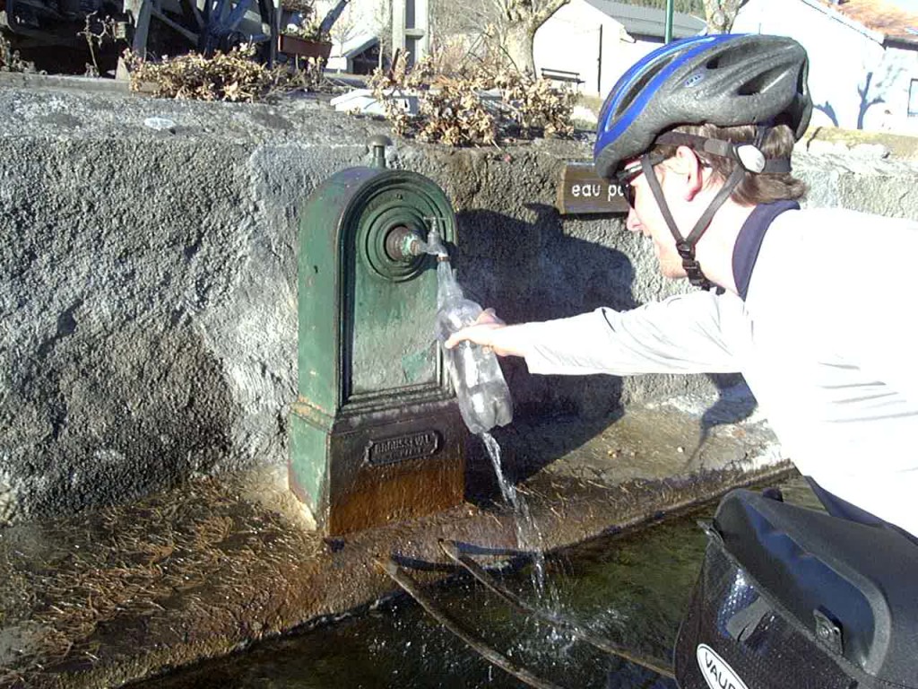 Eau potable. Yum.