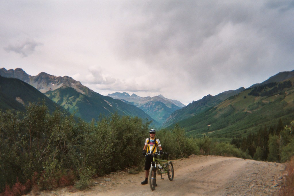 Climbing up to Ophir Pass