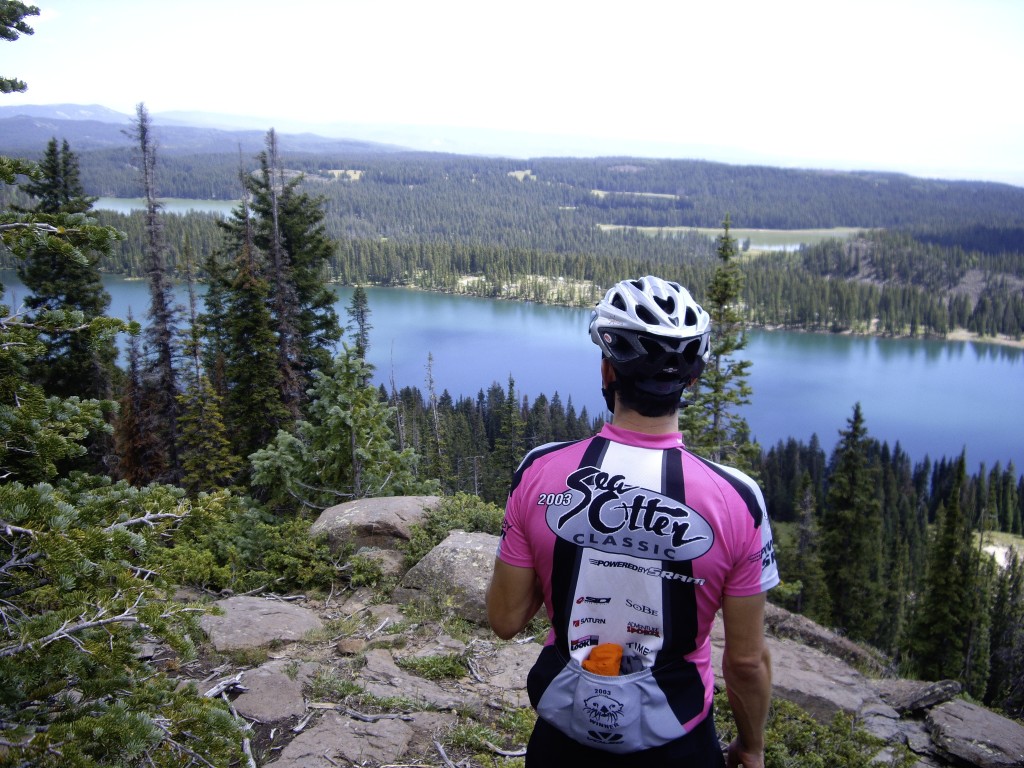 Overlooking Island Lake from Crag Crest