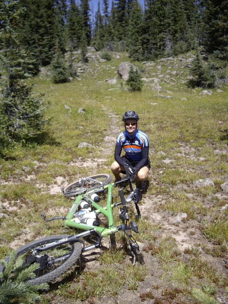 Some of the trail along Crag crest can be faint.