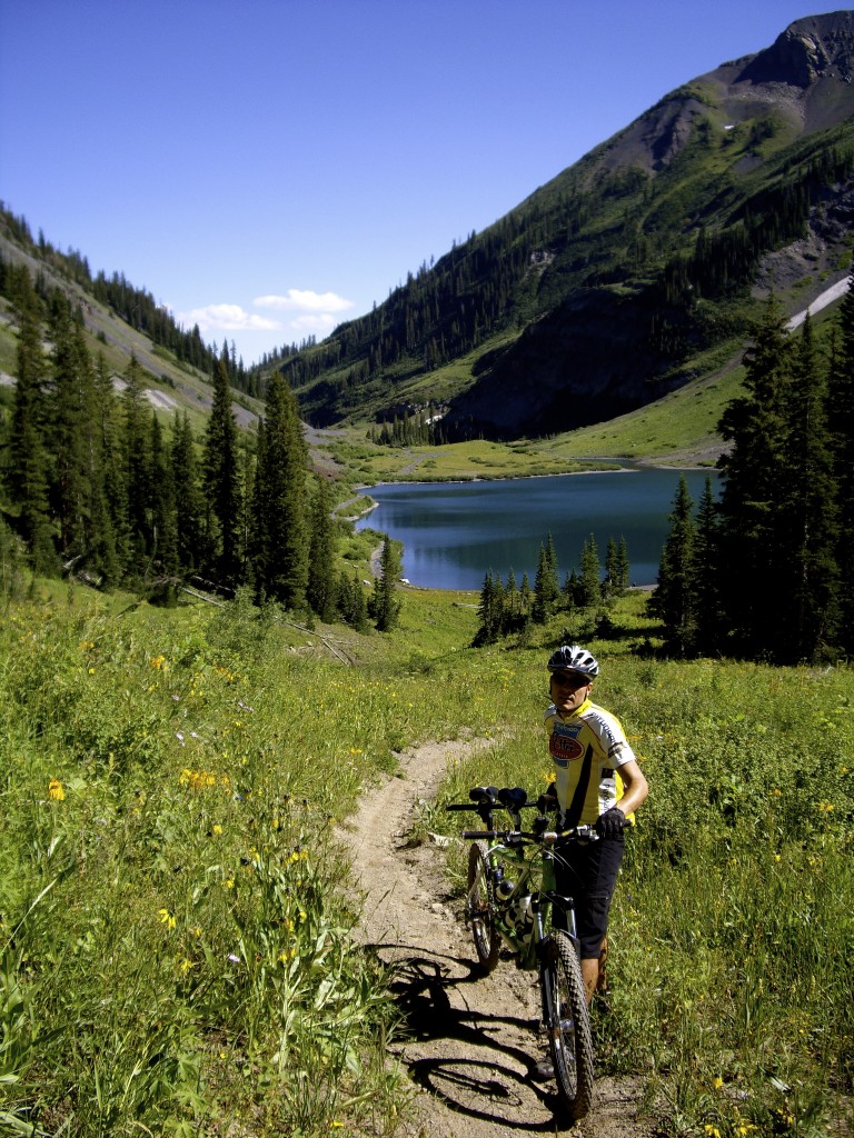Emerald Lake just below Schofield Pass