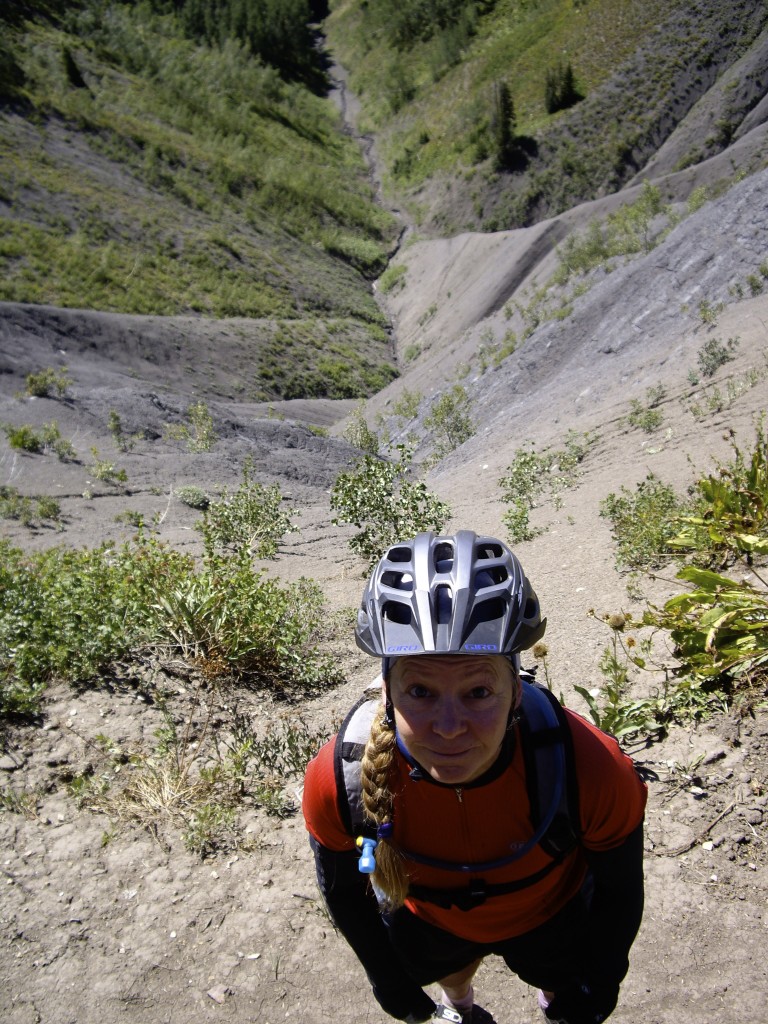 A massive landslide along the Deer Creek Trail