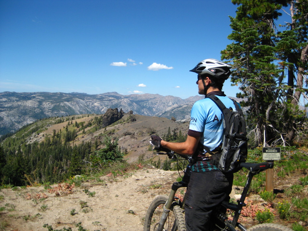 After climbing Forest Route 7N93 (off Mount Reba Road). Overlooking Horse Canyon