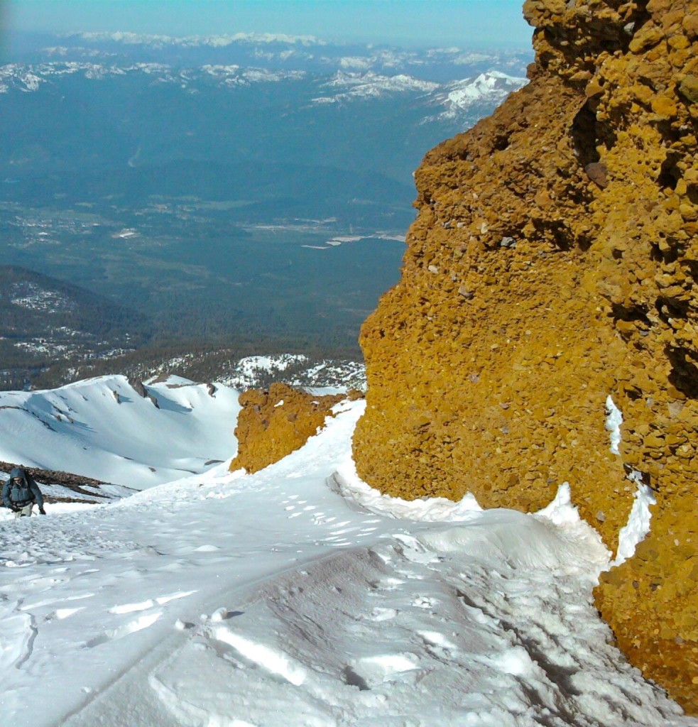 There are a few exposed, high angle sections on Casaval Ridge.  It just requires some caution.