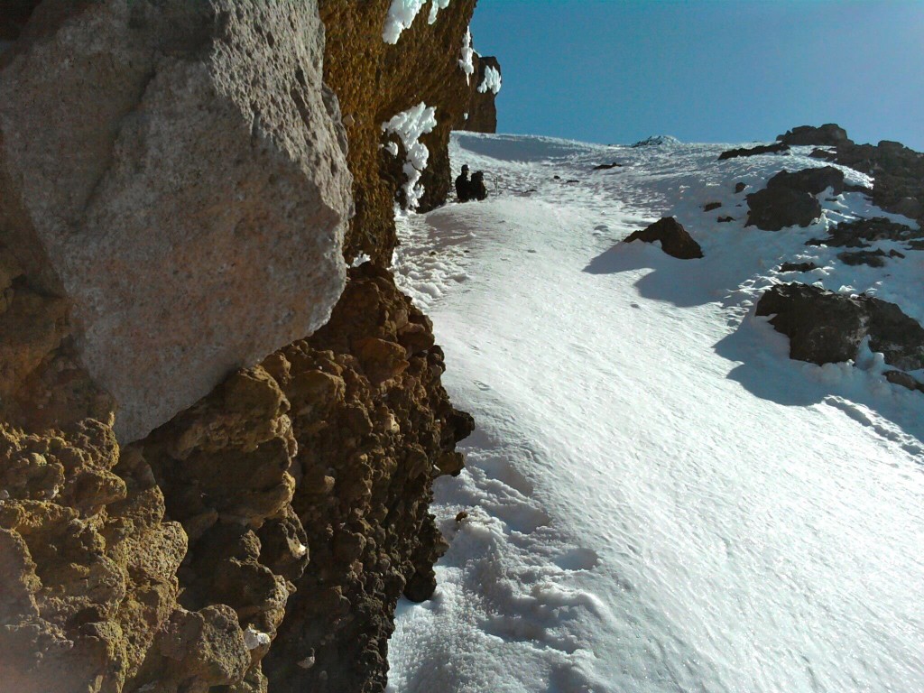 There are a few exposed, high angle sections on Casaval Ridge.  It just requires some caution.