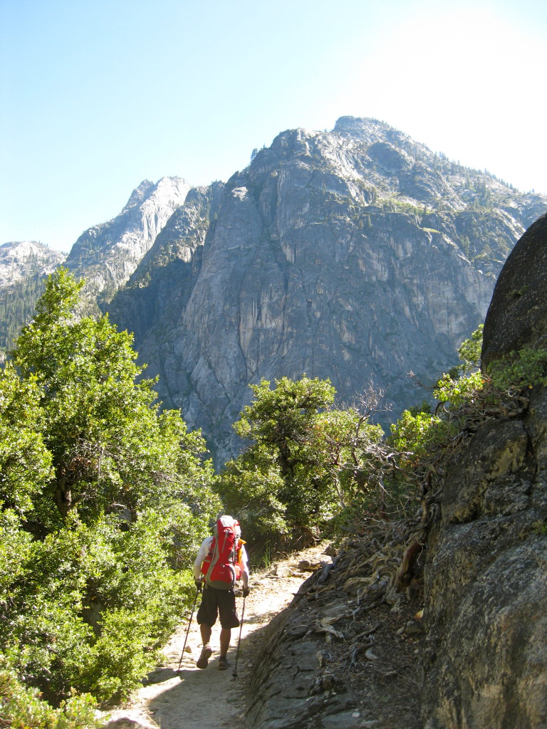 The view from within Muir Gorge