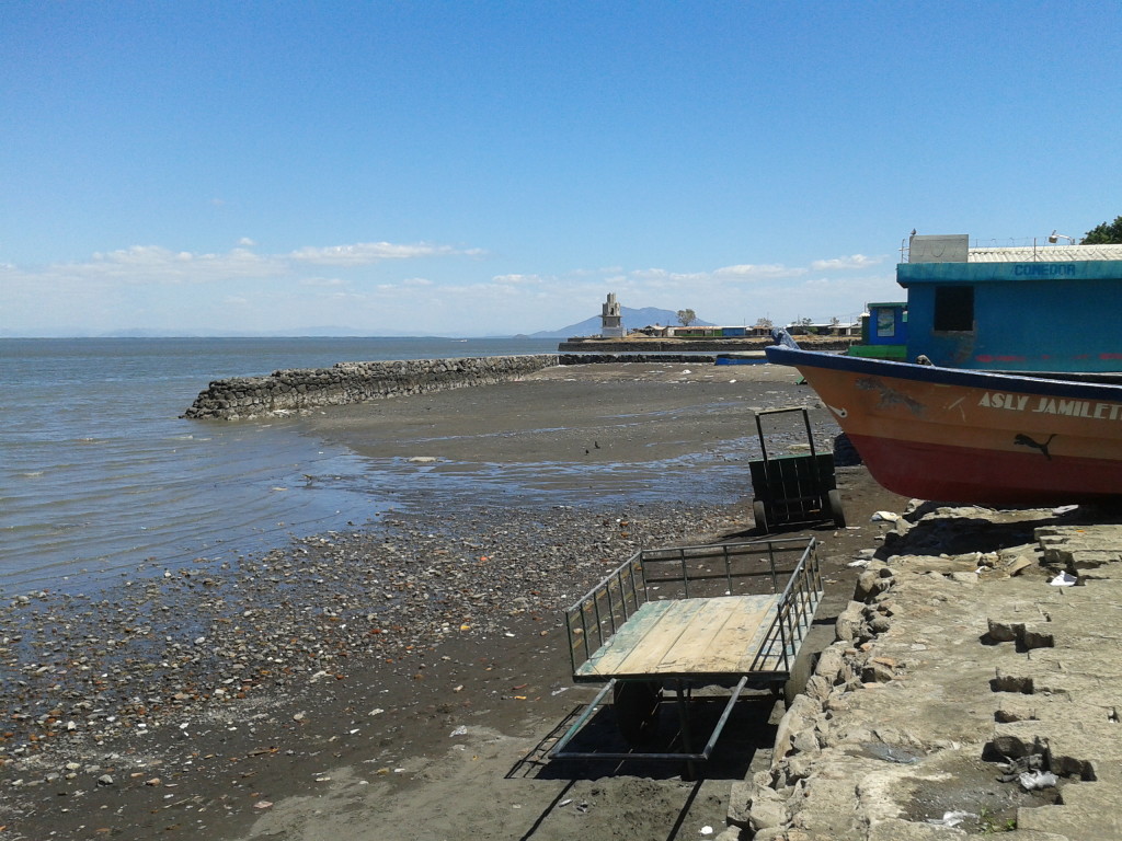 The dock at La Union, El Salvador, where you might be able to pick up a launcha to Nicaragua.