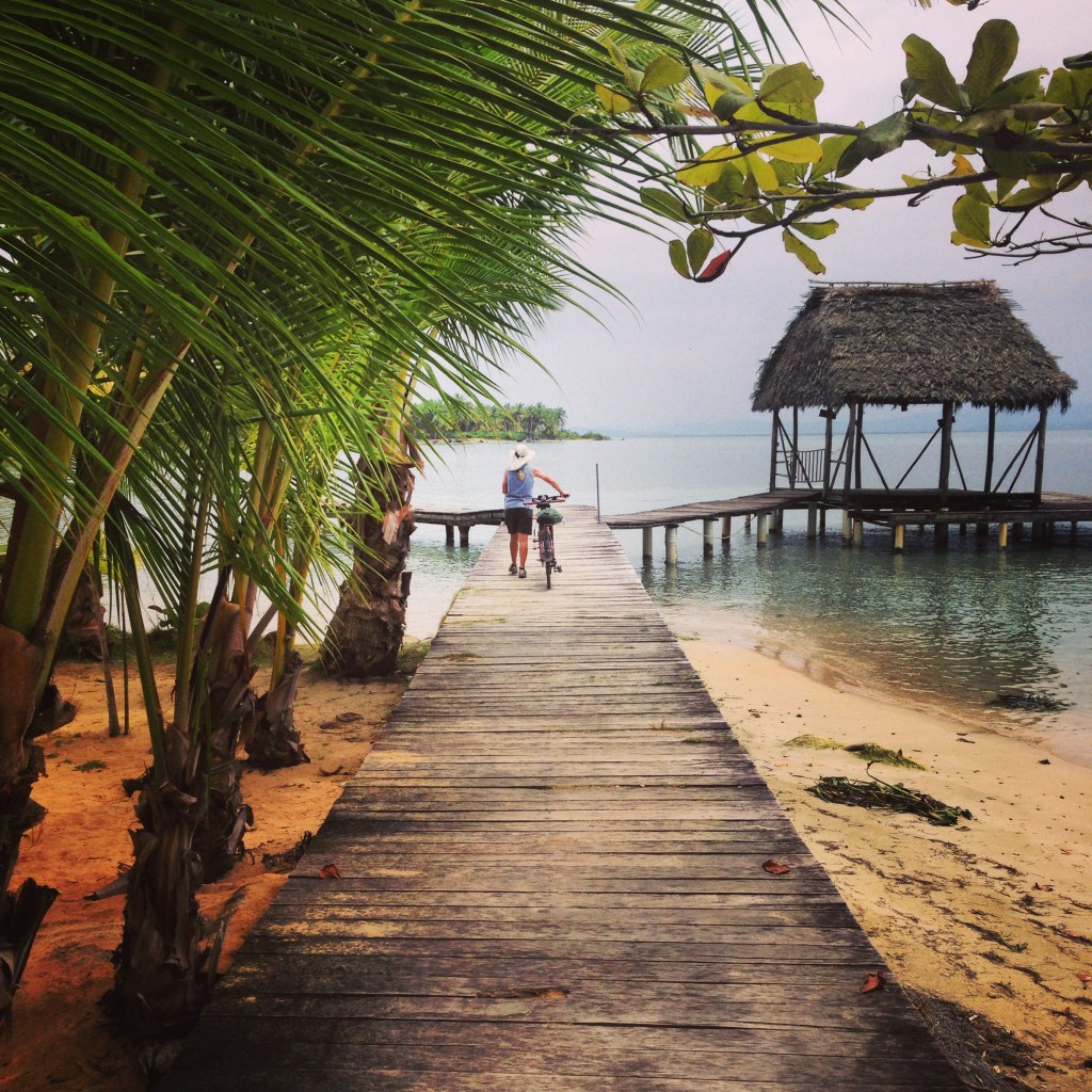 Exploring the beaches of Playa del Drago on Isal Colon in Bocas del Toro