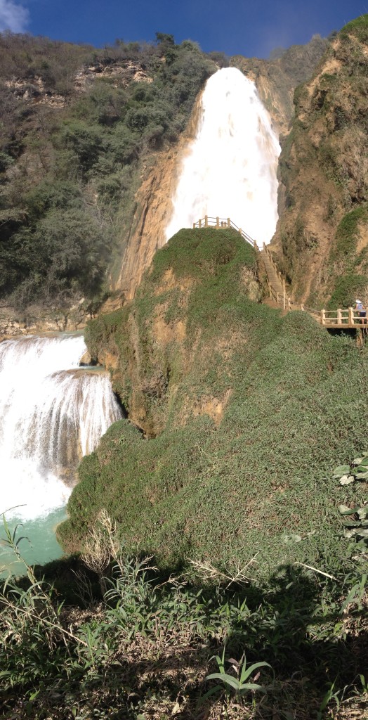 El Chiflon Falls in Chiapas, Mexico