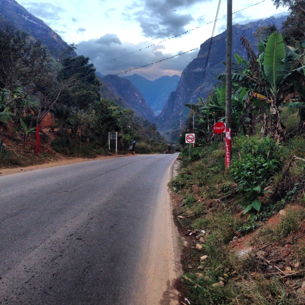 Scenery heading into Guatemala. It's a long way up from here!