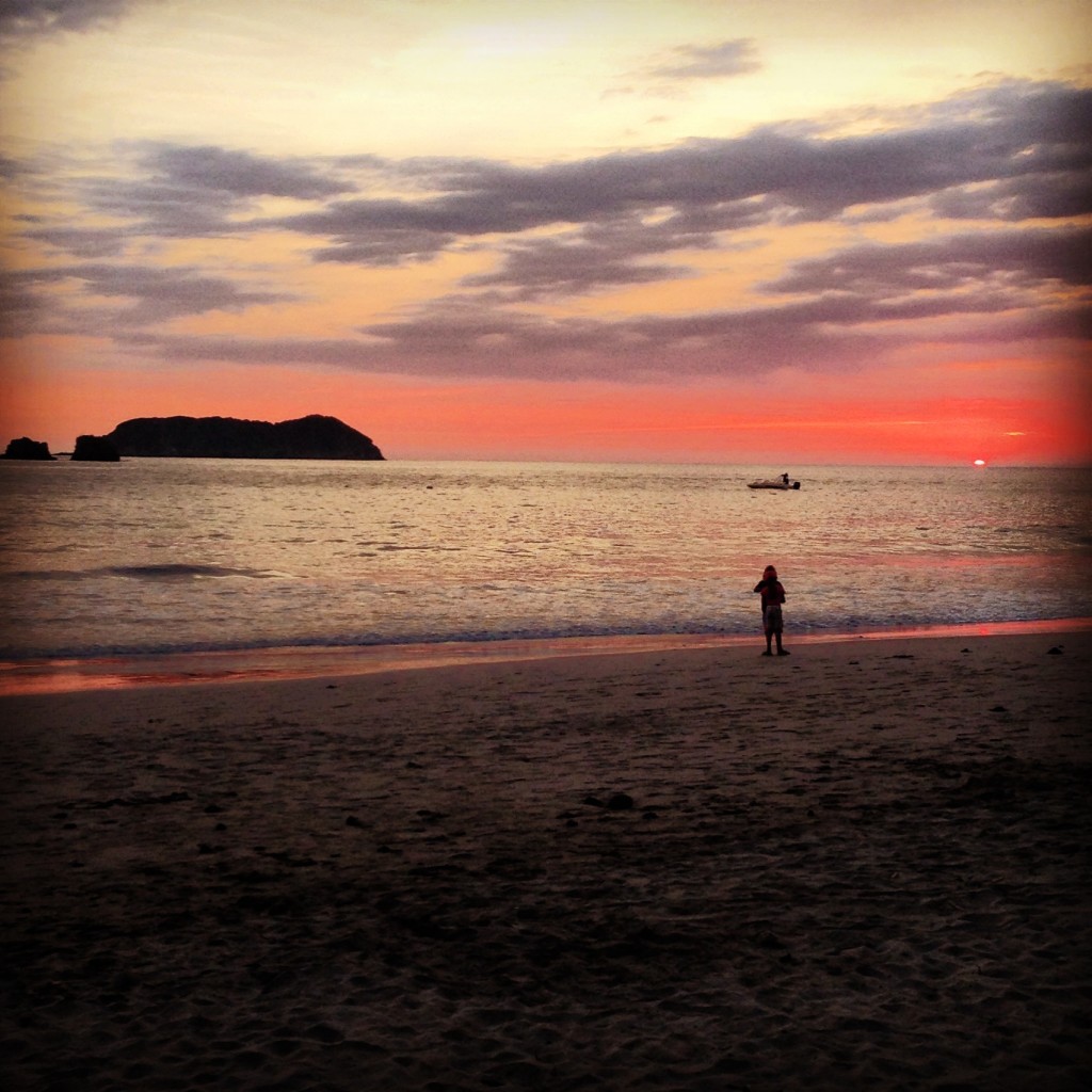 View from the beach at Parque Manuel Antonio