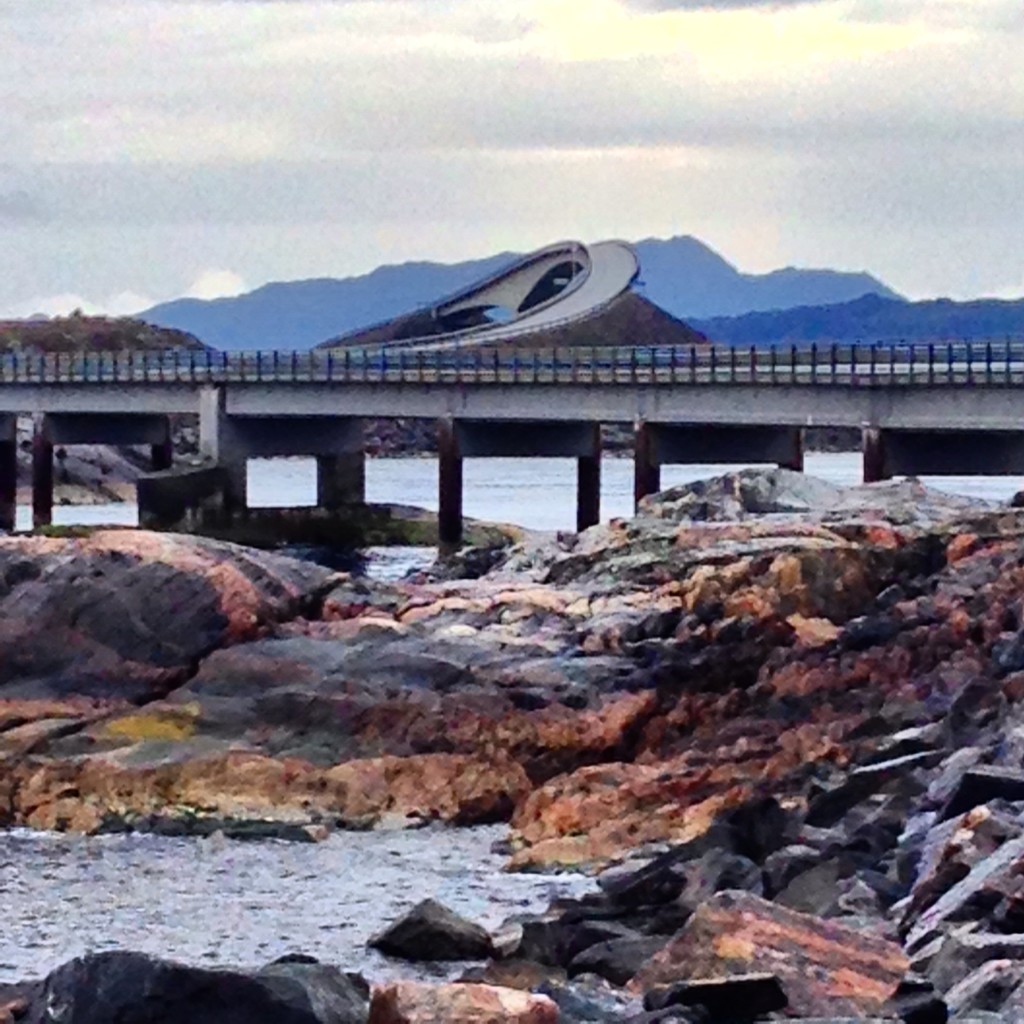 The most famously photographed angle of the Atlantic Road.