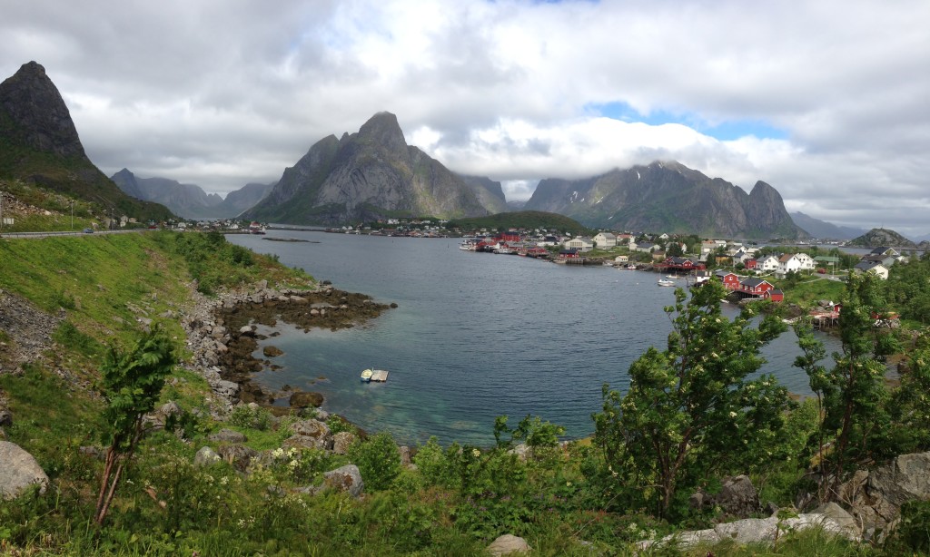 The view shortly after cycling out of Moskenes.