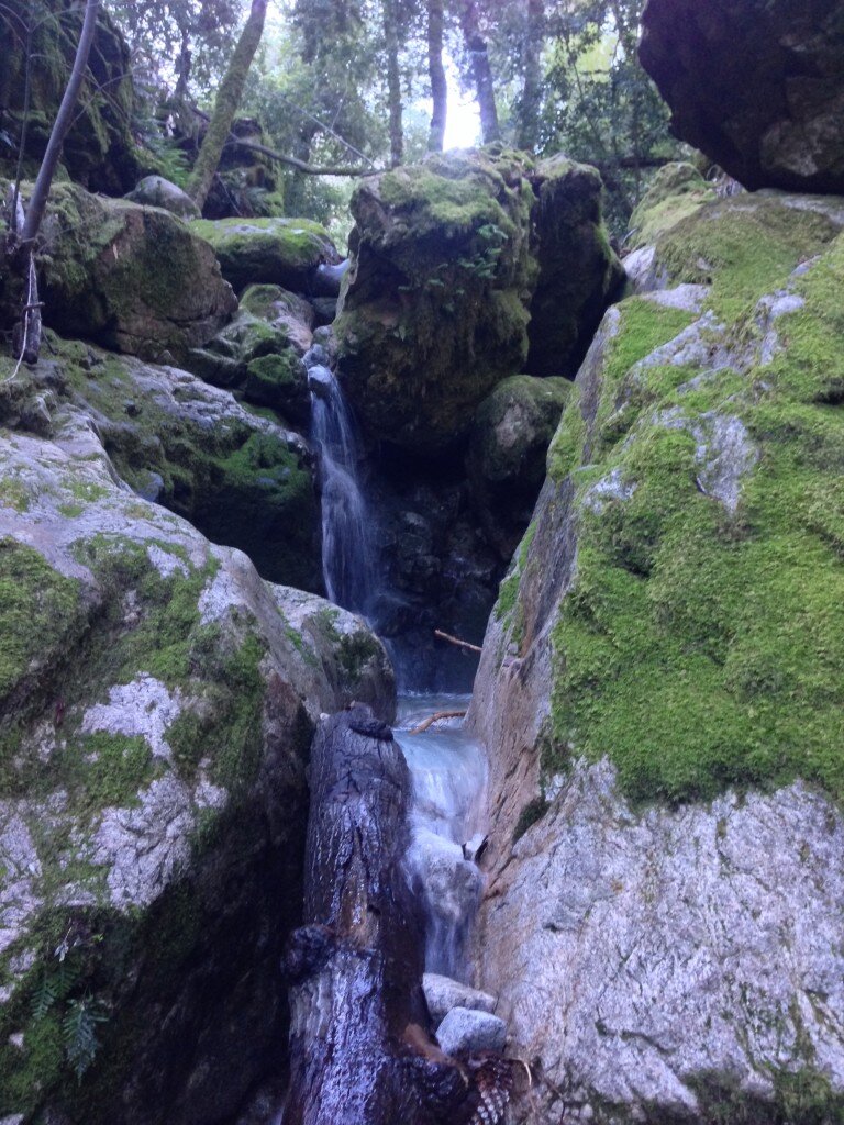 You'll find a number of intermediate falls along the route.