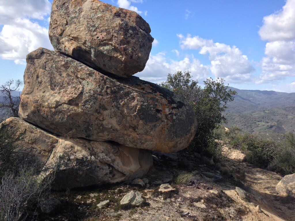 Rock seen on Pine Ridge near Caldwell Mesa