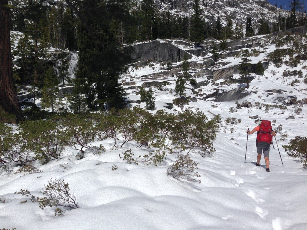 Right Below Lower Canyon Creek Lake