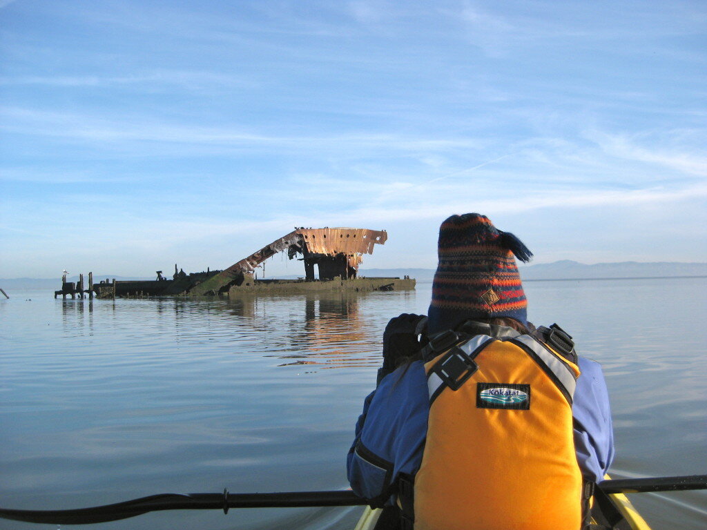 The view as you approach the wreck