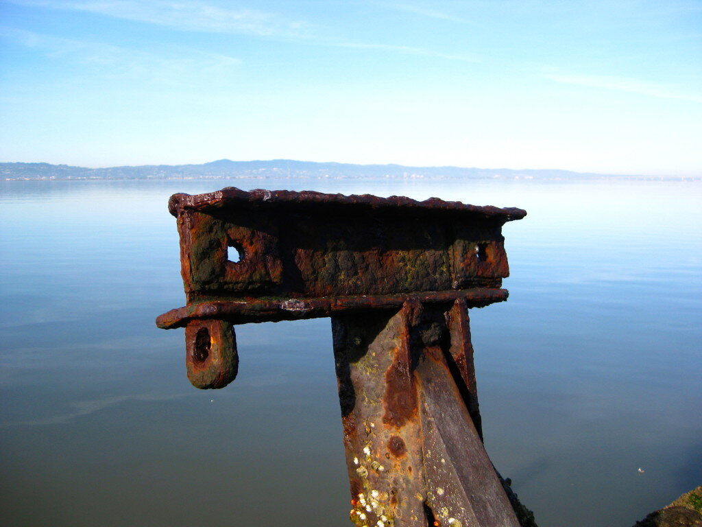 The South Bay Wreck is still intact...
