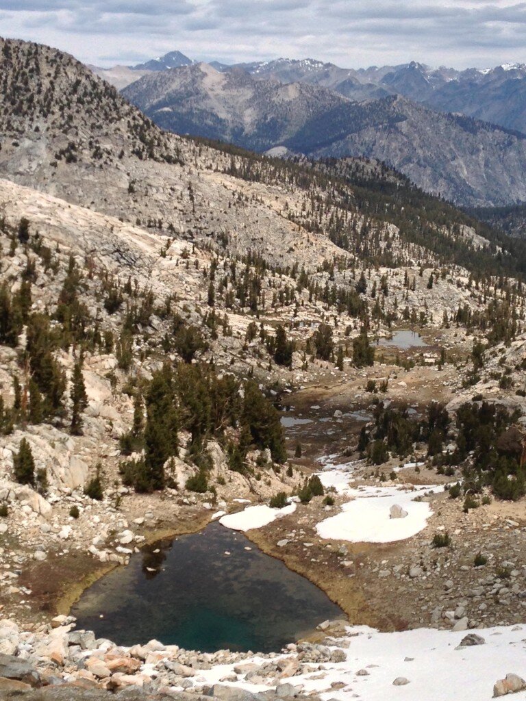 This is a seasonal lake just below Kennedy pass.
