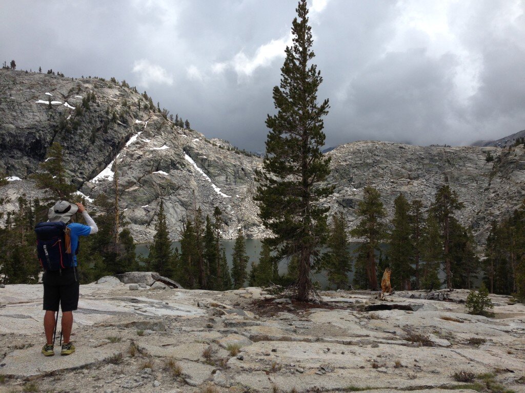 Unnamed lake after climbing out of Dougherty Creek on South side of trail