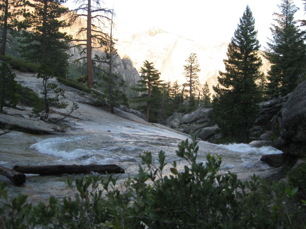 Upper falls above the true Snow Creek Falls (not pictured)