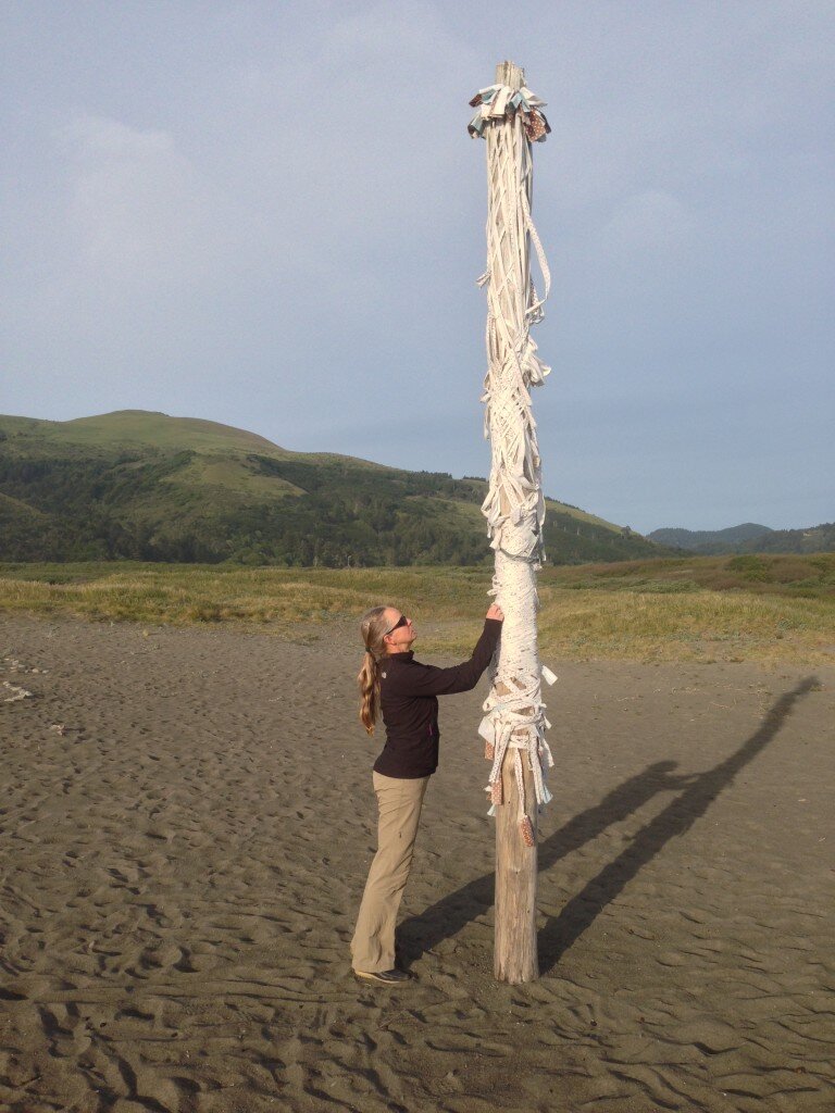 Some beach art at Mattole beach