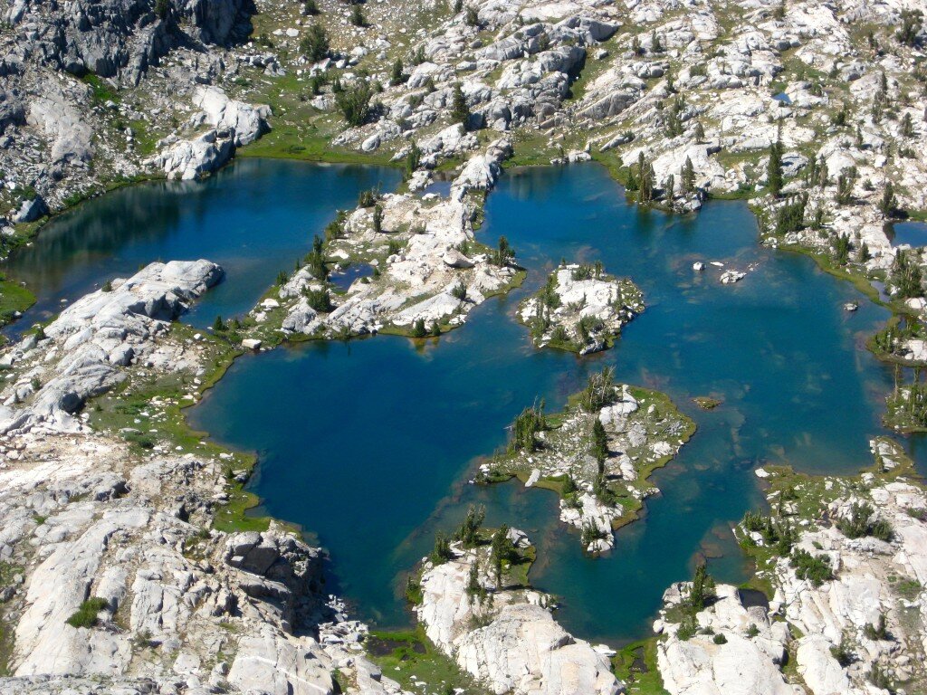 The view of Lake 10,587 from above is awesome!