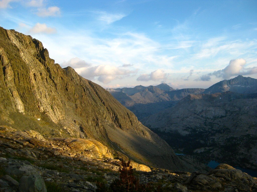 The views on the East slopes of lake 10,232 just keep getting better