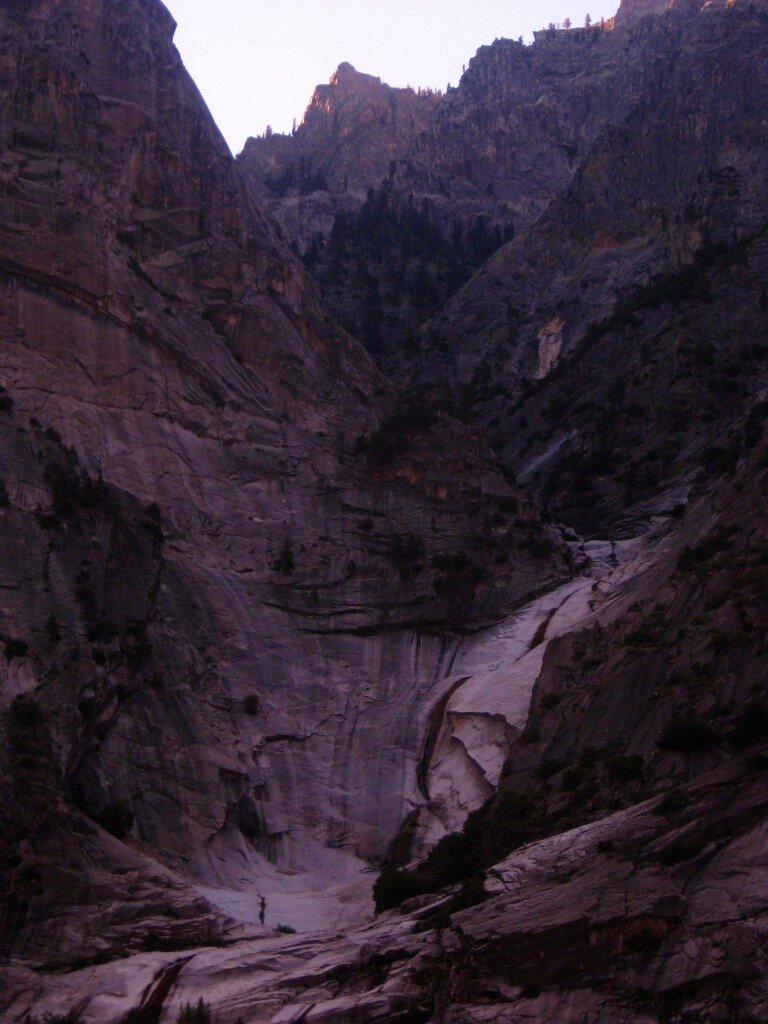 The painted rocks in the Tehipite valley.