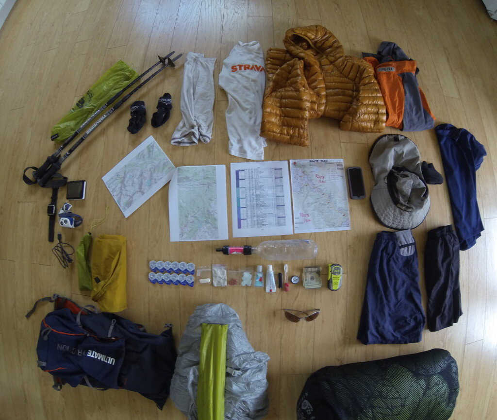 The Gear - no food is included in this picture.