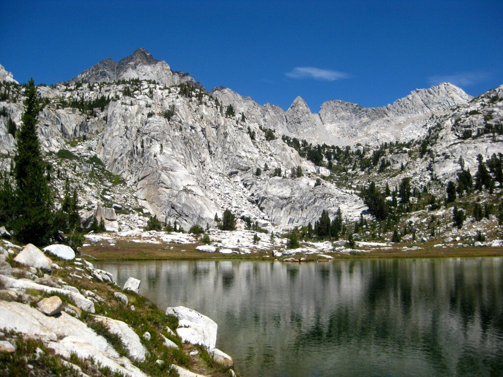 Laurel Lake with Bighorn Pass in the Background