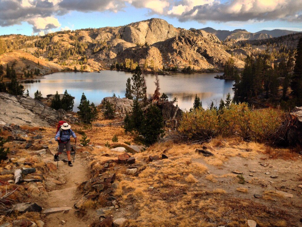 Water is abundant in the High Sierra - even late season after several years of drought.