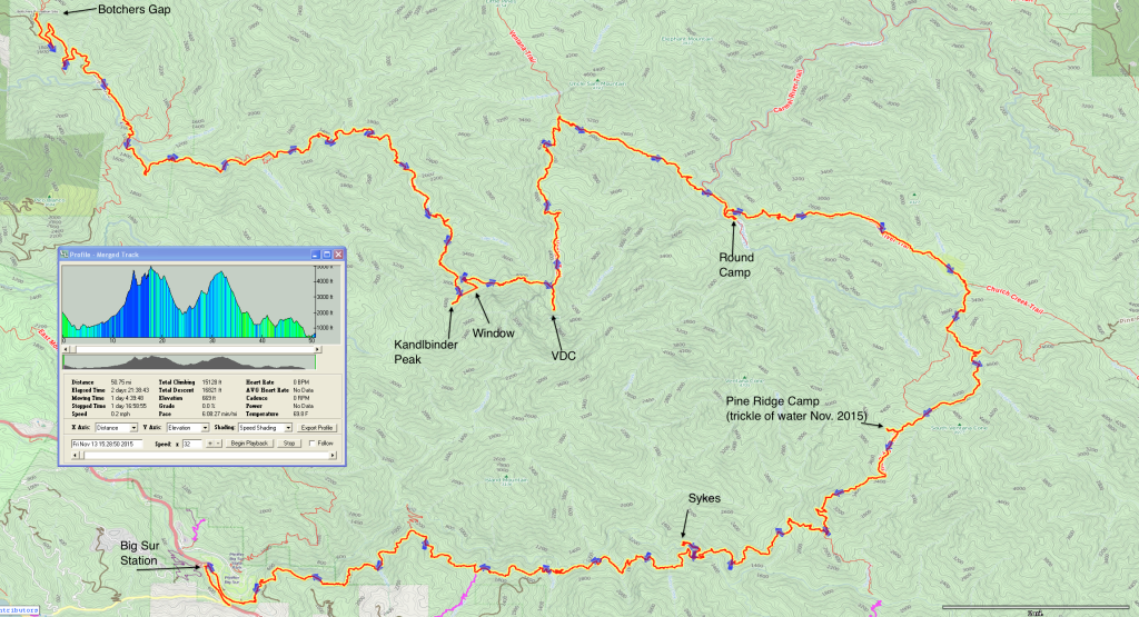 Overview of our entire route.