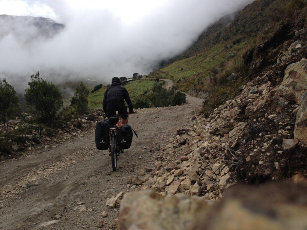 Me riding solo on the way to Cucoy.