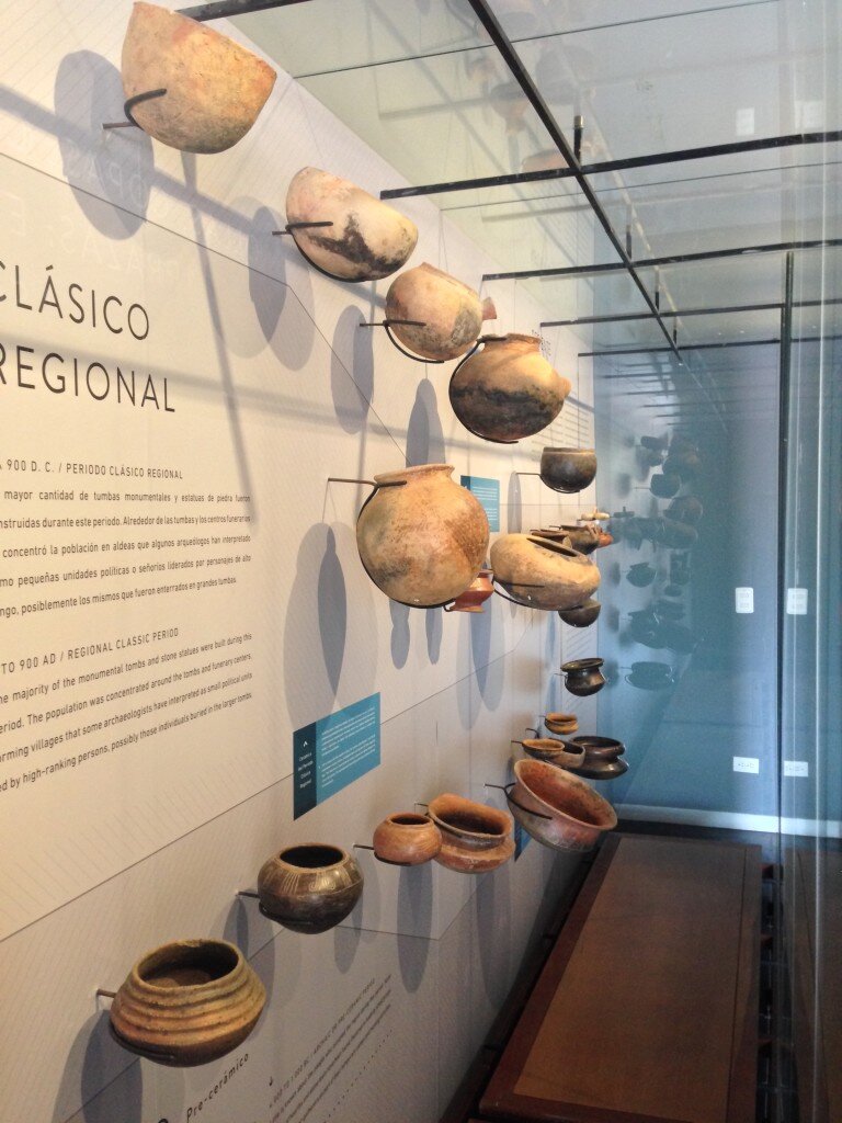 Before entering the San Agustin archaeological park, you are guided through an excellent museum.