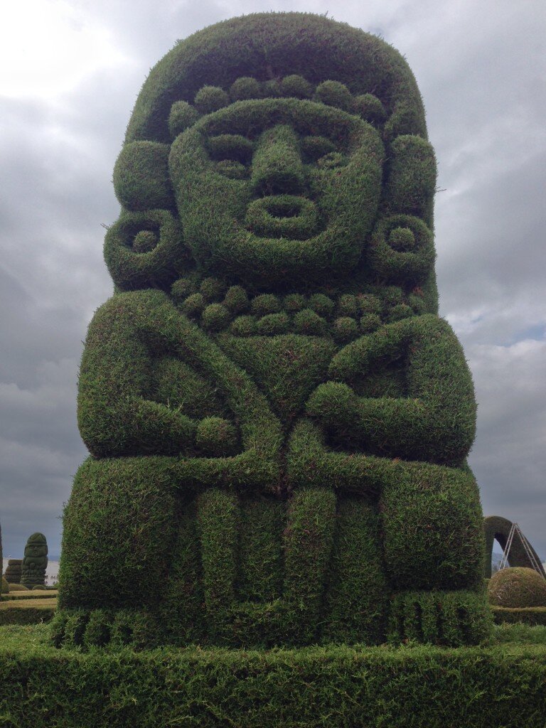 The amount of care required to keep these topiaries in such good shape is astounding.