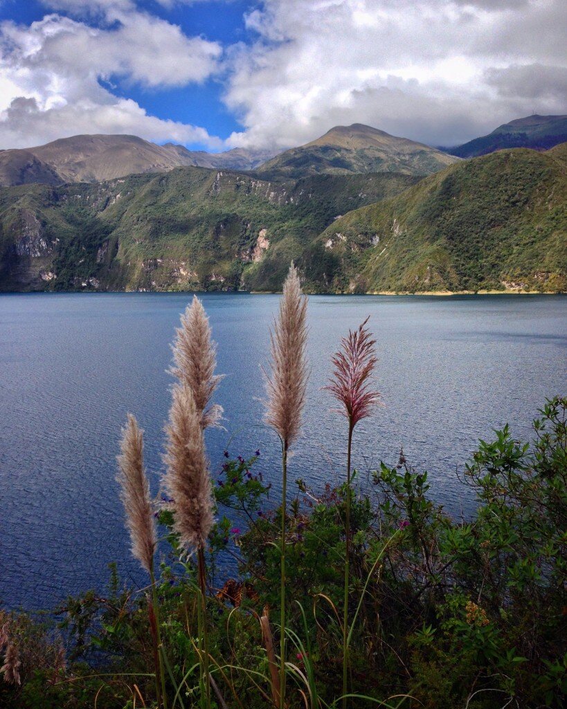 Lago Cuicocha - definitely worth the extra effort to ride up here!