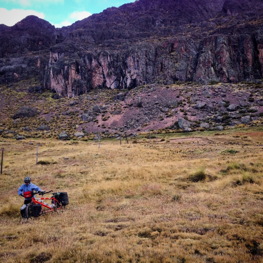 Wild camping the day after we left Chicla - headed towards Punta Ushuayca.