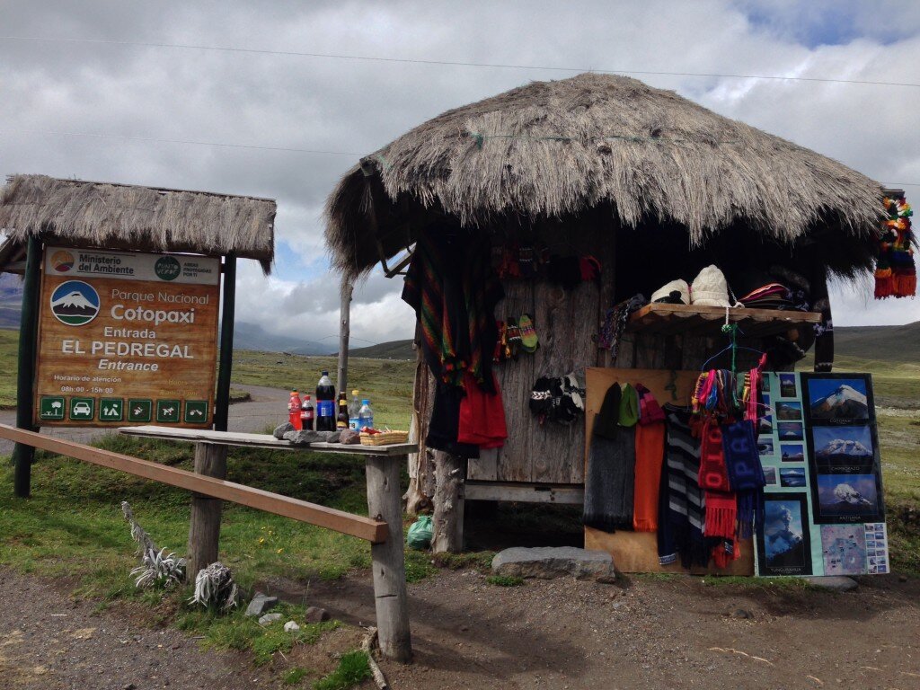 The North Entrance to Cotopaxi park.