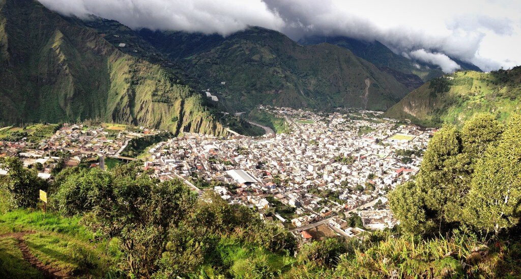 View of Baños from Above.