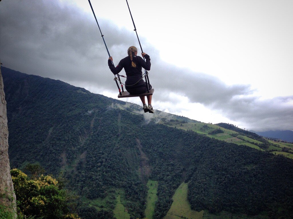 The swing at the edge of the world.  