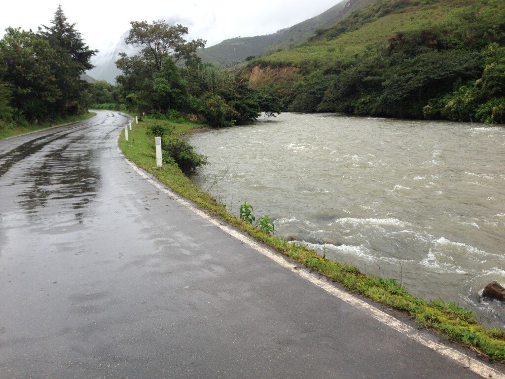 Beautiful pavement near Nuevo Tingo.