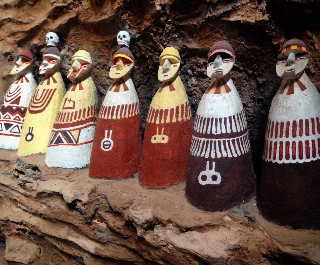 Some of what you will see in the museum at Leymebamba.