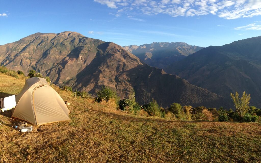 Our campsite at Marampata.