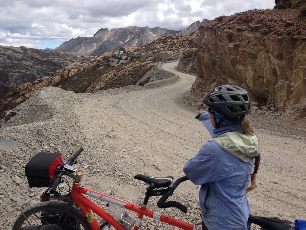 The pass at the summit is fairly benign.